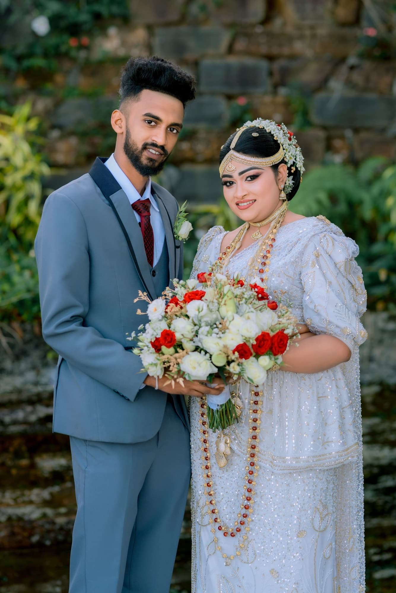 An elegant bridal portrait prepared as a fine-art print